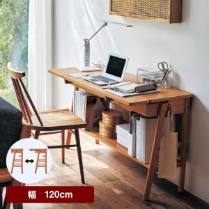デスク 天然木タモ突板デスク 幅150cm 奥行45cm 引出し 北欧風 長机