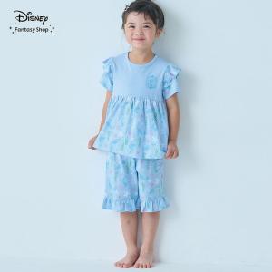 パジャマ 寝巻 ルームウェア 部屋着 キッズ 女の子 ガールズ 半袖 子供服 Disney ディズニー フリル アリエル ジュニア おしゃれ