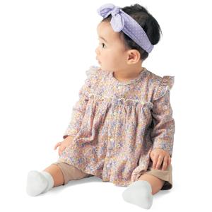 ロンパース 赤ちゃん ベビー ベビー服 前開き...の詳細画像1