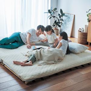 MUSTBUY すのこベッド 折りたたみ シングル 1秒で簡単布団干し