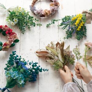 手作りキット】 クリスマス リース （ 三日月・ヒムロスギ） フラワー