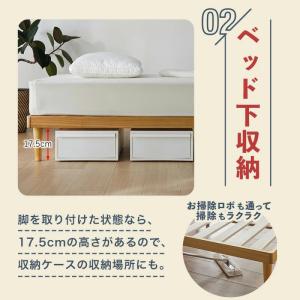 すのこベッド シングル ベッド スノコベッド ...の詳細画像5