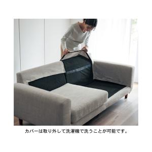 オットマン ソファー ソファ 家具 ファブリッ...の詳細画像2