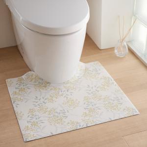 スキマにピタッとフィットする拭けるトイレマット 標準