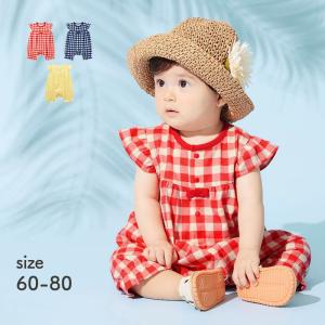 ロンパース ベビー 赤ちゃん ベビー服 カエルロ...の商品画像