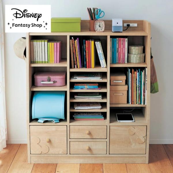 収納ラック ラック 棚 収納棚 収納家具 インテリア 子供 キッズ 学校用品 Disney ディズニ...