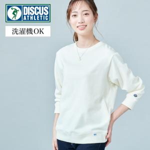 DISCUS 綿素材裏毛スウェットカットソー M L XL｜bellemaison