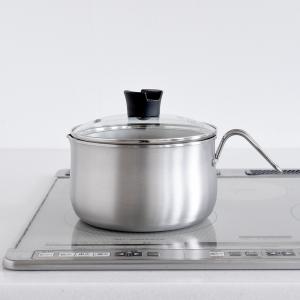 ポット マルチポット キッチン雑貨 キッチン用品 台所用品 IH対応 IHコンロ対応 ステンレス コンロ シンプル おしゃれ 18cm 2点セット 日用雑貨 日用品