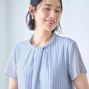 ブラウス トップス 半袖 レディース 女性 サ...の詳細画像4