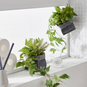 フェイクグリーン インテリア フェイク観葉植物 消臭 除湿 消臭ファブリックポット エコ 玄関 リビング ダイニング おしゃれ 新生活