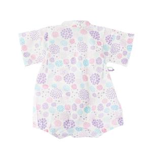 甚平 キッズ 子供服 じんべえ ロンパース ベ...の詳細画像1