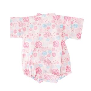 甚平 キッズ 子供服 じんべえ ロンパース ベ...の詳細画像2