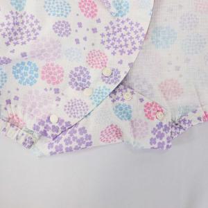 甚平 キッズ 子供服 じんべえ ロンパース ベ...の詳細画像4