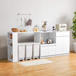 ベルメゾン（BELLE MAISON） キッチンカウンター 棚 カウンター