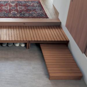 踏み台 玄関踏み台 木製 約60×8cm モダン 和モダンデザイン スリット加工 シンプル おしゃれ 新生活 玄関 エントランス 収納 組み合わせ