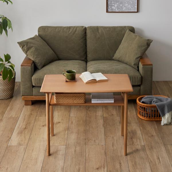 テーブル 80 リビングテーブル センターテーブル 机 つくえ アンティーク調脚付き リビング シン...