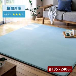 西川（nishikawa） 昭和西川 極厚 冷感ラグ サイズ約180×200cm グレー
