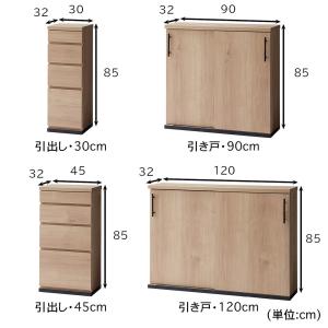 キャビネット カウンター下収納 キッチン収納 ...の詳細画像1