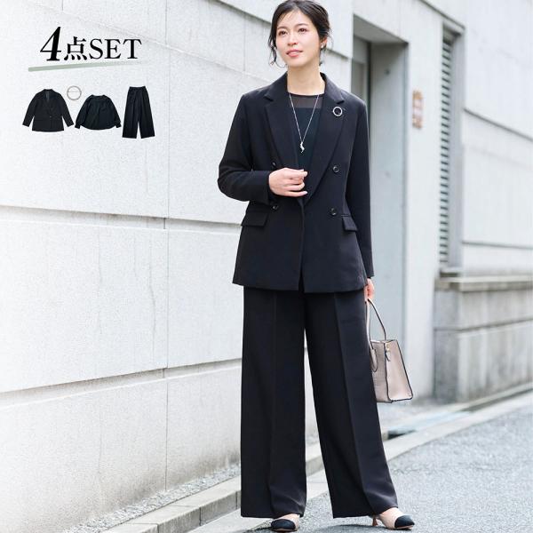 スーツ 卒業式 母 服装 入学式 セレモニースーツ パンツスーツ レディース レディースパンツスーツ...