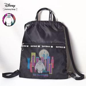 ナップサック レディース バッグ かばん カバン バック ディズニー Disney キャラクター ベイマックス メッシュポケット付き カジュアル おしゃれ