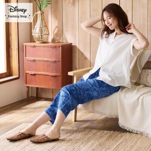 パンツ ルームパンツ レディース ボトムス 部屋着 ルームウェア ディズニー Disney モアナと伝説の海 レディースボトムス ワンマイルウェア 柄 おしゃれ
