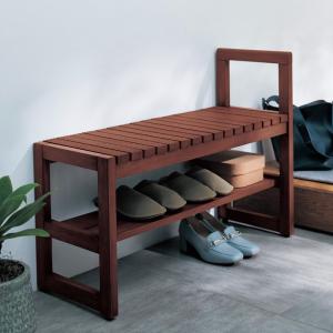 ベンチ スツール ラック 玄関 オープンラック 玄関収納 インテリア シューズ収納 玄関ベンチ 和モダンデザイン シンプル おしゃれ 幅52.5cm