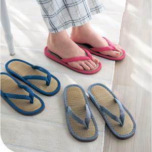 スリッパ い草スリッパ 室内履き 夏スリッパ ルームシューズ 来客用 家族用 夏用スリッパ 涼しい トングタイプ 歩きやすい シンプル おしゃれ