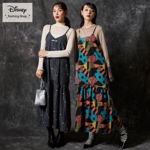 ワンピース レディース キャミワンピ ロングワンピース レディースワンピース ディズニー Disney ナイトメアー・ビフォア・クリスマス おしゃれ ハロウィン