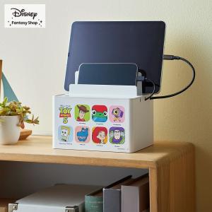 充電ステーション スマホ充電 タブレット充電 ケーブル収納 配線収納 ディズニー Disney キャラクター トイ・ストーリー5 スマホグッズ タブレットグッズ