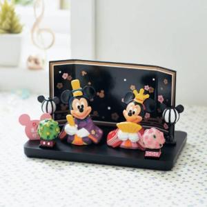 ディズニー 親王飾り(コンパクトタイプ) 「ミッキー&amp;ミニー、ドナルド&amp;デイジー」