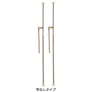 物干し 竿受け 壁付け シンプル 伸縮 省スペース 簡単 取り付け つっぱり ベランダ 庭 竿止め付き 竿なし