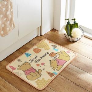 バスマット ディズニー　洗面台前マット（バスマット）　カラー　「くまのプーさん」