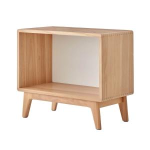 スチールラック オープンラック 角が丸いマルチに使える角が丸いスタッキングラック　「ホワイト」