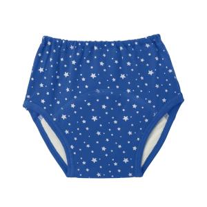トイレトレーニングパンツ トイトレ パンツ 4層 インナー 通園 下着 子供 こども キッズ 肌着 パンツ ジータ GITA ブルー系星柄 80 90 100 110 120 130