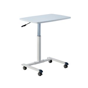 サイドテーブル おしゃれ キャスター付き昇降式テーブル　カラー　「ホワイト」