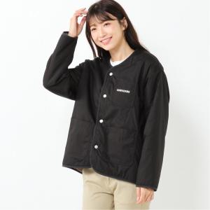 コンバース リバーシブル裏ボアノーカラージャケット ブラック M L