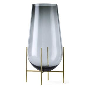公式】 北欧 Audo MENU Echasse Vase Smoked イシャスベース S