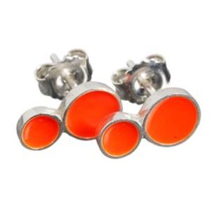 ピアス 磁器 アクセサリー 北欧 シェアニング COLOURING カラーリング ピンピアス ダブル...