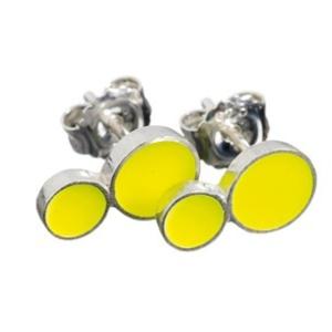 ピアス 磁器 アクセサリー 北欧 シェアニング COLOURING カラーリング ピンピアス ダブル...