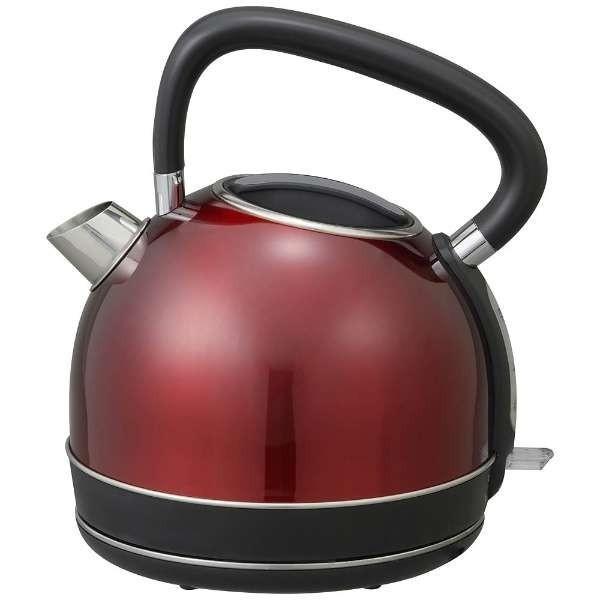 電気ケトル 1.7L DBK  DKK121WRR ステンレス ワインレッド ドイツ