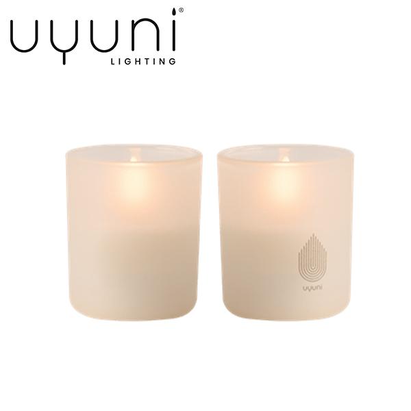 Uyuni Lighting LED Glass Candle ガラス製LEDキャンドル 2pcs ...