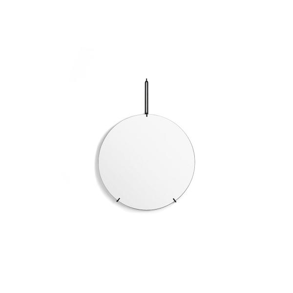 鏡 壁掛け MOEBE ムーベ ウォールミラー WALL MIRROR 直径50cm ブラック ミラ...