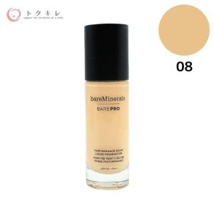 ベアミネラル ベアプロ リキッド ファンデーション ゴールデン アイボリー 08 30ml bareMinerals BAREPRO LIQUID FOUNDATION 08