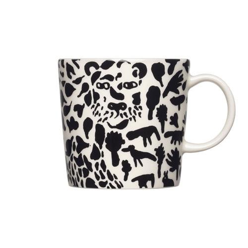 イッタラ　キュリアス マインド オブ オイバ トイッカ　マグ　チーター　ブラック