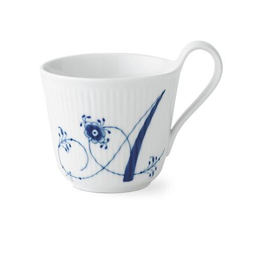 ロイヤル コペンハーゲン　ブルーフルーテッド プレイン　アルファベット マグ A / マグカップ　お...