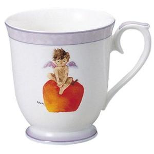 NARUMI ナルミボーンチャイナ いわさきちひろマグカップ 蒼い目の黒猫