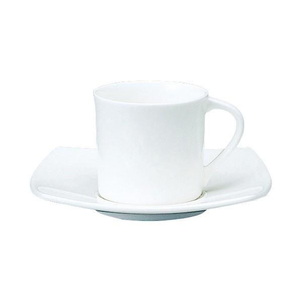 ナルミボーンチャイナ　スタイルズ　絵番:50481(ホワイト)　エスプレッソカップ＆ソーサー