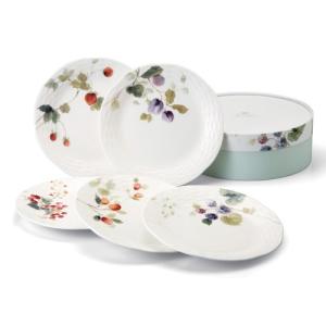ナルミボーンチャイナ ルーシーガーデン 17cm アソートプレート ギフトセット