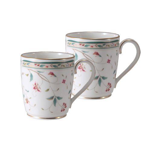 ノリタケボーンチャイナ　花更紗　マグカップ　ペアギフトセット