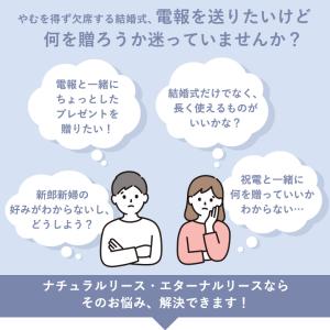 電報 結婚式 ミニナチュラルリース 結婚式 発...の詳細画像5